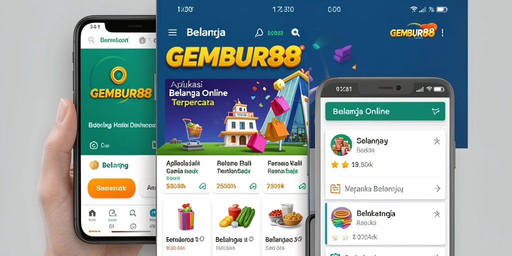 Antarmuka pengguna GEMBUR88 yang modern dan mudah digunakan.