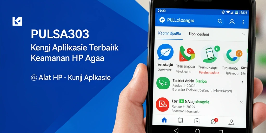 Antarmuka sederhana dan modern dari PULSA303 untuk Kunci Aplikasi.