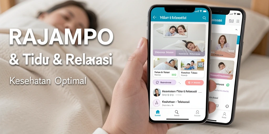 Tampilan antarmuka RAJAMPO yang menenangkan dan fungsional.