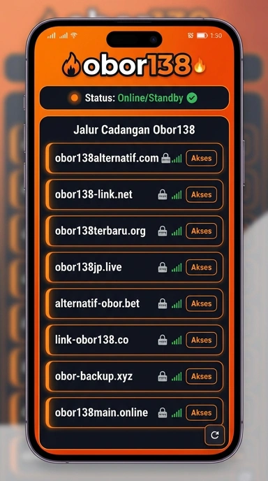 Tampilan link alternatif obor138